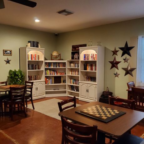 Clubhouse at Forest Retreat RV Park - Reading Nook